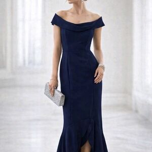 Adrianna Papell Midnight High Low Dress Size 6